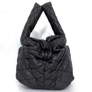 Chloe See Bag Nylon Black Quilted By